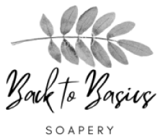 Back to Basics Soapery logo.